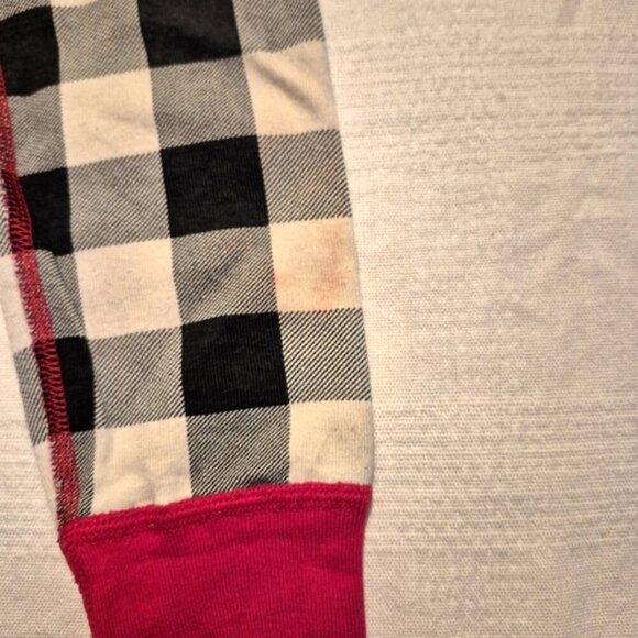 Hanna Andersson boys or girls size 100 or 4 gingham pajama set, red black white - Picture 5 of 8